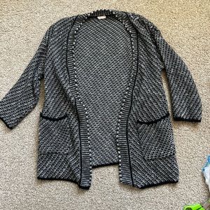 Sienna Sky Black & White Cardigan